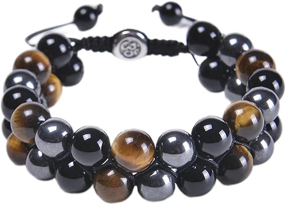 TRIPLE PROTECTION STONE BRACELET  THE EVIL EYE SET image 2