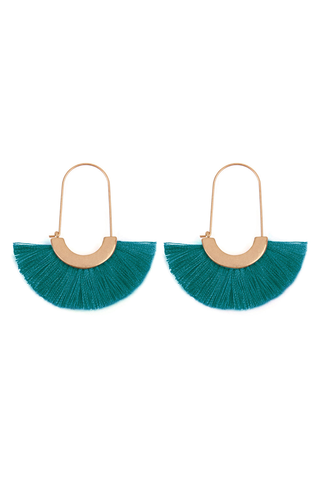 Mye1038 - Fan Shape Drop Hoop Earrings image 36
