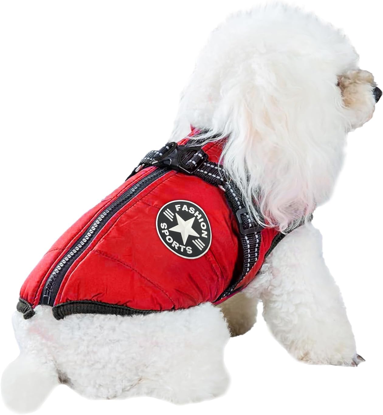 V Pet BR Waterproof Winter Dog Coat with Built-in Harness – Warm Jacket image 7