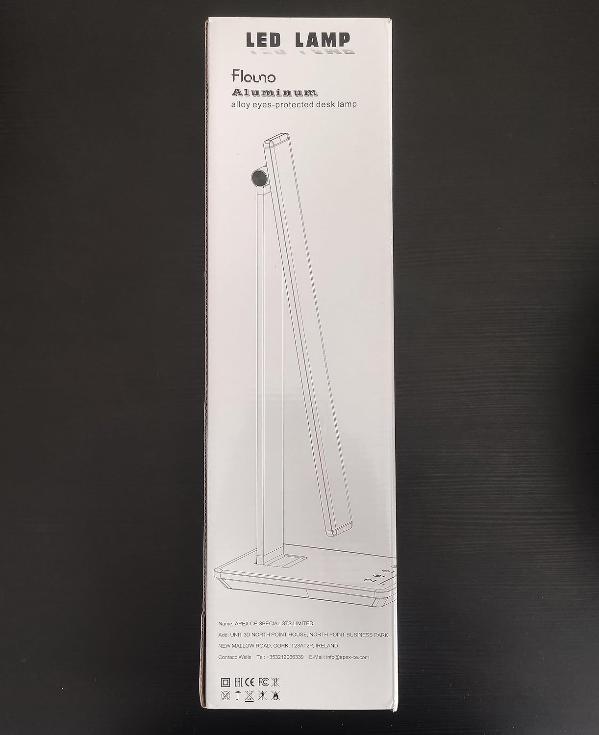 Maxter Silver Wireless LED Desk Lamp – 550 lumens, Touch Dimming, USB Charging image 8