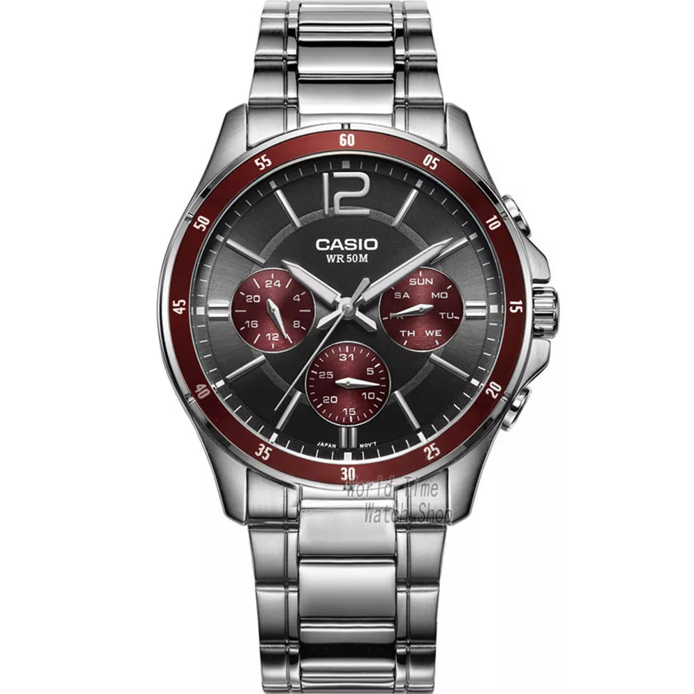 Casio Watch Wrist Watch Men Top Brand Luxury Set Quartz Watche 50m Waterproof image 11