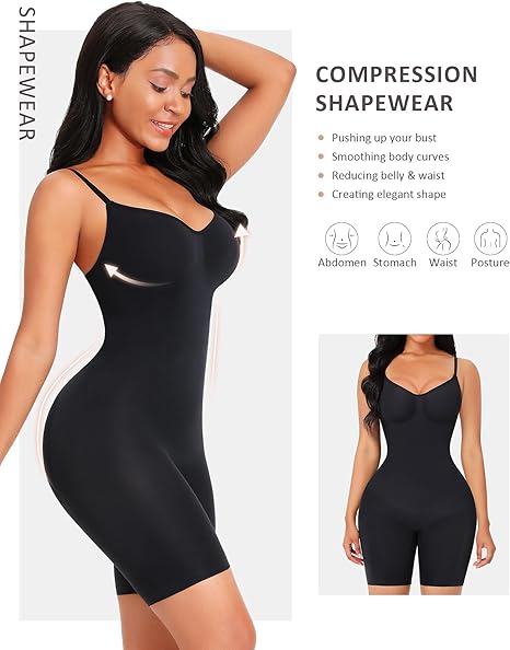 FeelinGirl Comfortable Shapewear for Women Tummy Control Body Shaper Full Body image 11