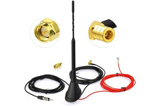 Eightwood DAB+ Car Radio DAB Aerial Antenna Splitter for Car Radio Kenwood Alpin image 0