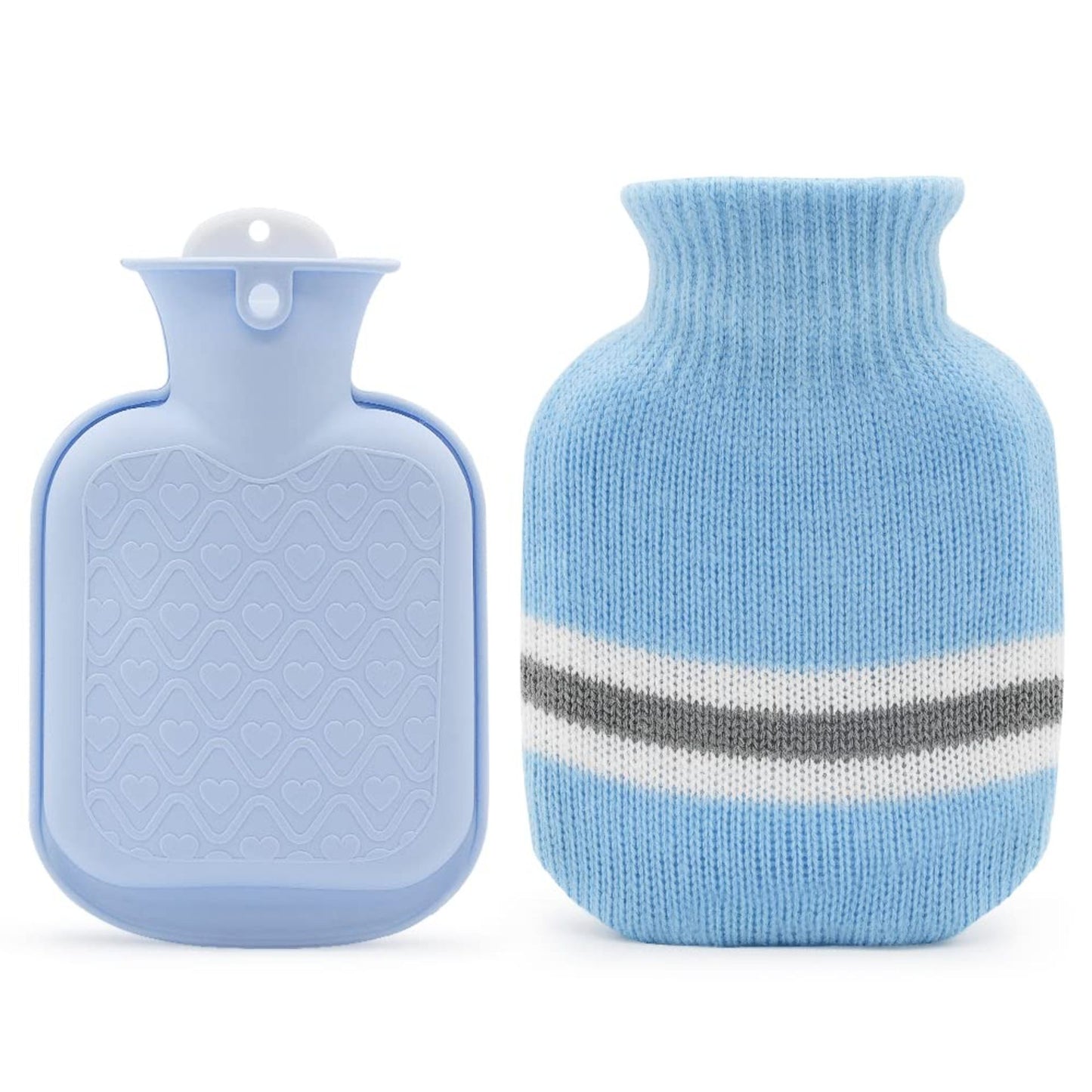 Small Size Hot Water Bottle with Knitted Cover image 0