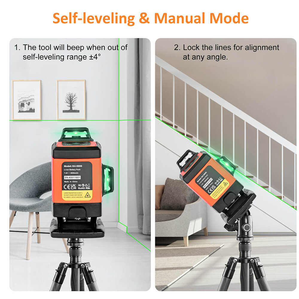 Floor Laser Level 4x360°- Dovoh K4-360g image 5