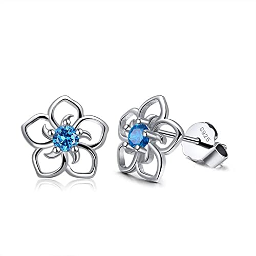 Sparkling Zircon 925 Sterling Silver Stud Earrings for Women - Elegant Gift image 8