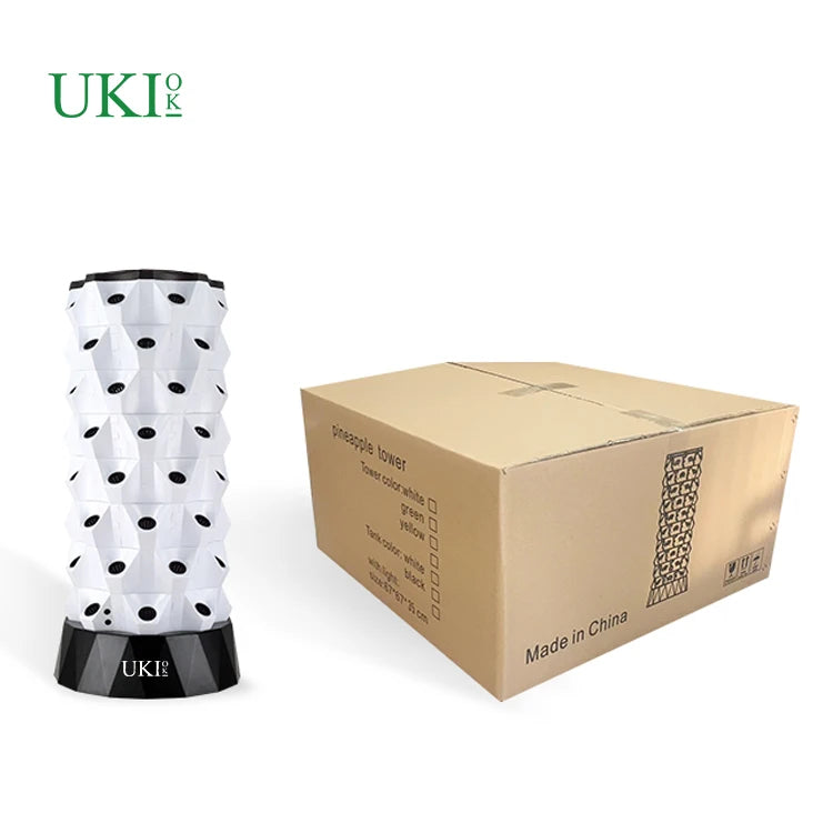 Agricultural Pineapple Aeroponic Garden Hydroponic Vertical Tower Growing System image 3