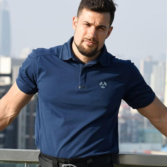 Arjen Kroos Men Tactical Polo Shirts Short Sleeve,Golf Shirts image 0