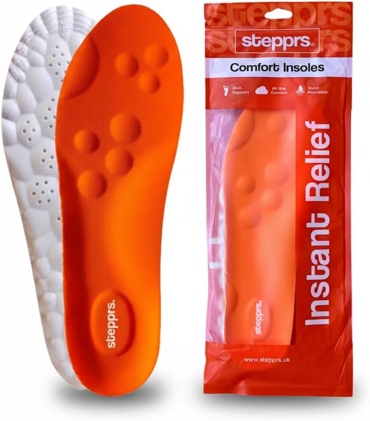 Stepprs 4D Memory Foam Thermal Insoles: Arch Support for All-Day Foot Comfort image 10