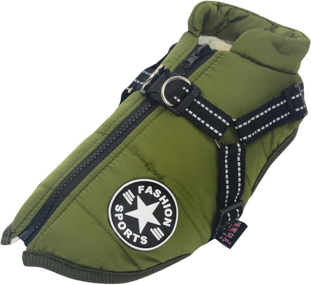 V Pet BR Waterproof Winter Dog Coat with Built-in Harness – Warm Jacket image 0