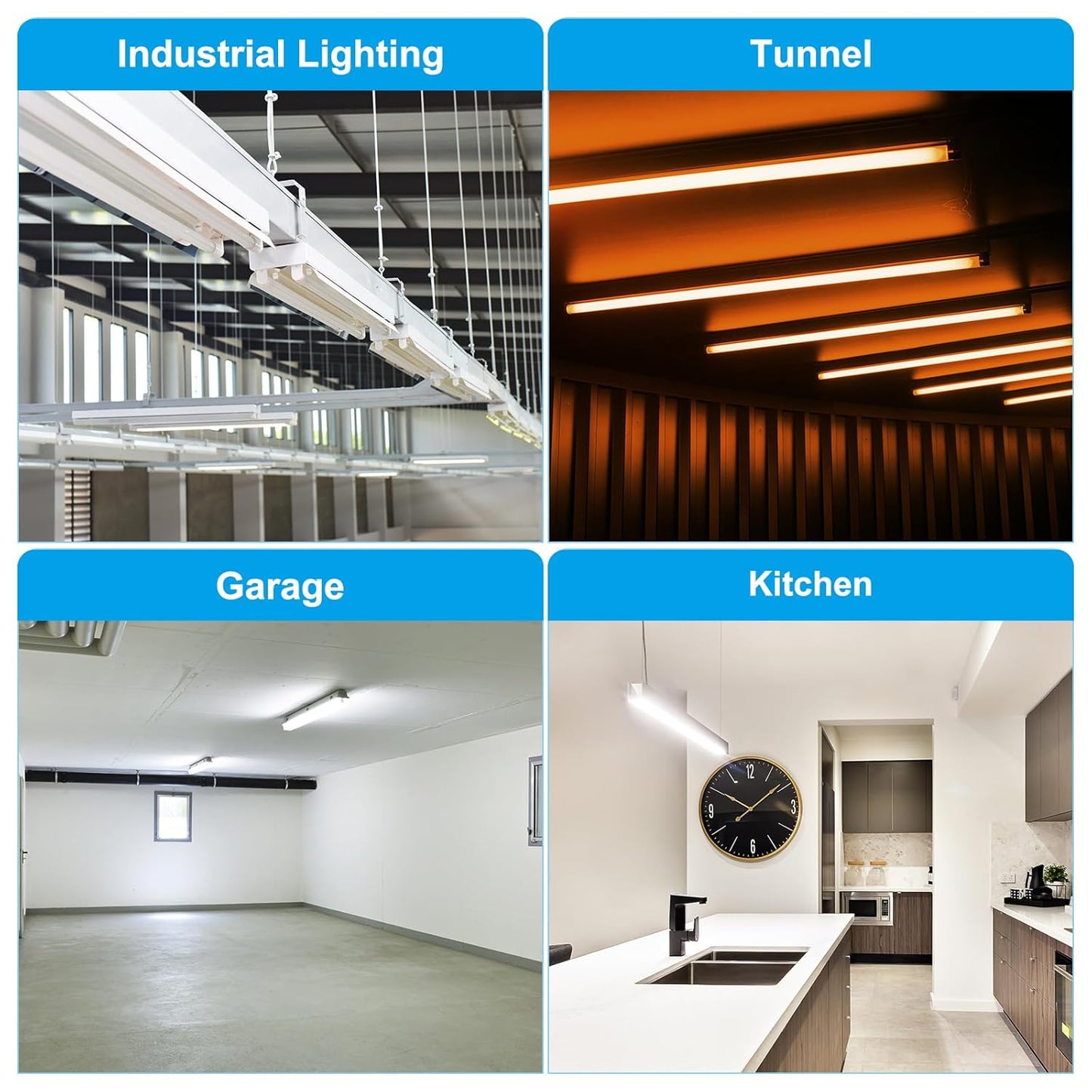 PATIKIL 4-Pack T8 G13 LED Fluorescent Tube Light Holders 500V image 5