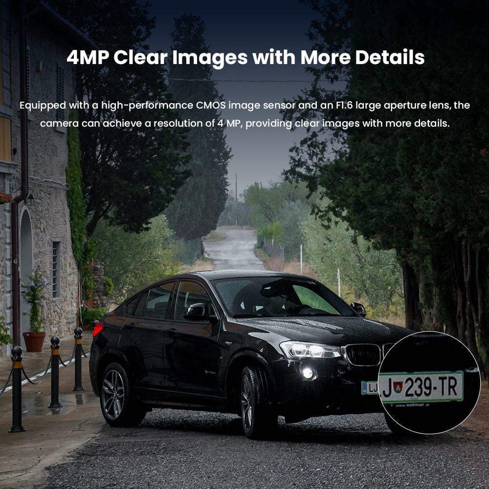 Tenda 4MP Outdoor Wi-Fi Pan/Tilt Camera: 360° Full-Color Night Vision image 7