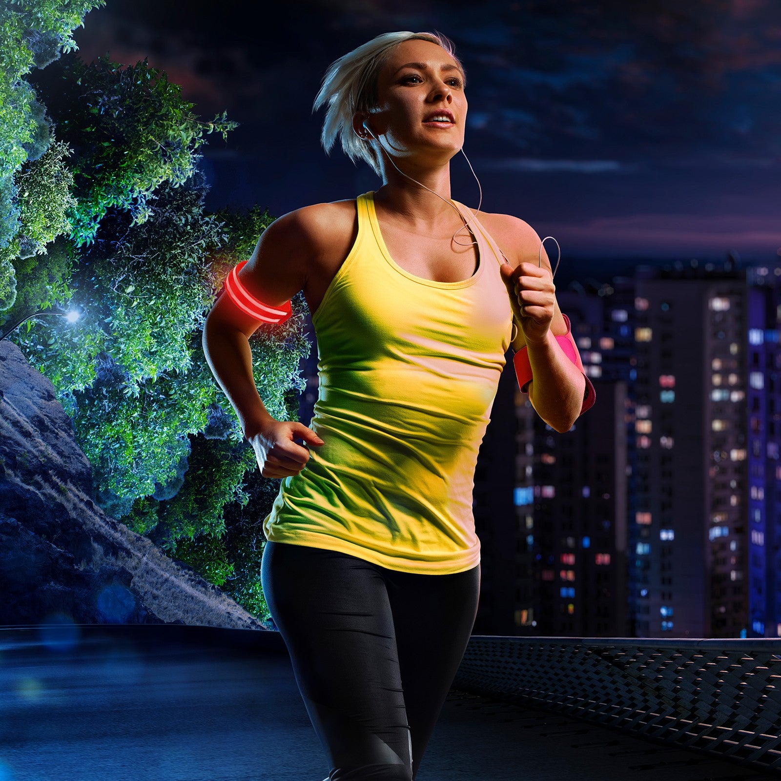 4-Pack Bright LED Light-Up Wristbands for Running, Cycling, Night Safety Glow image 12