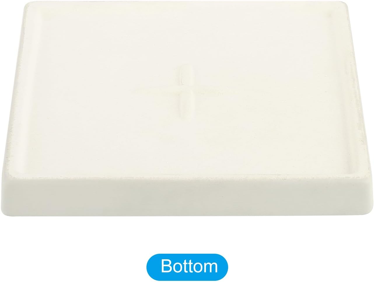 PATIKIL 6.7-inch Square Ceramic Plant Pot Saucer – Indoor Outdoor Flower Drip T image 8