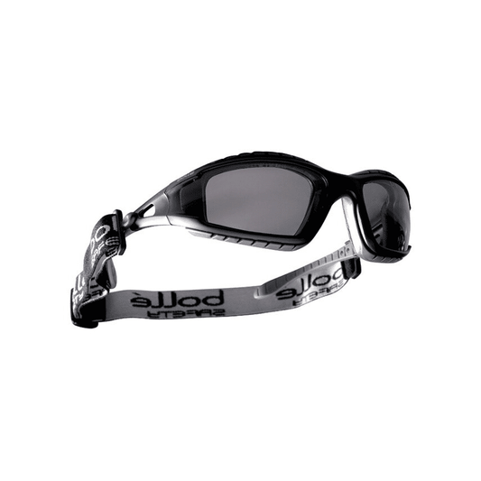 Bolle Tracker 2 Hybrid Safety Glasses: Smoke Lens, Anti-Fog, Scratch-Resistant image 0