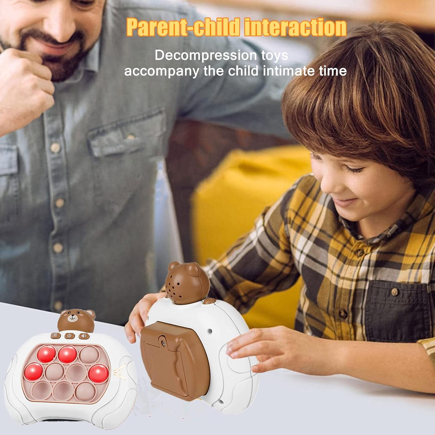 Tap Pop Tap Smart Fidget, Breakthrough Puzzle Machine Game Light Up Pattern image 4