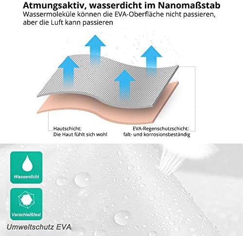 Fantalon Pack of 2 Rain Poncho Men Women Waterproof Rain Cape Festival Rain Jack image 5