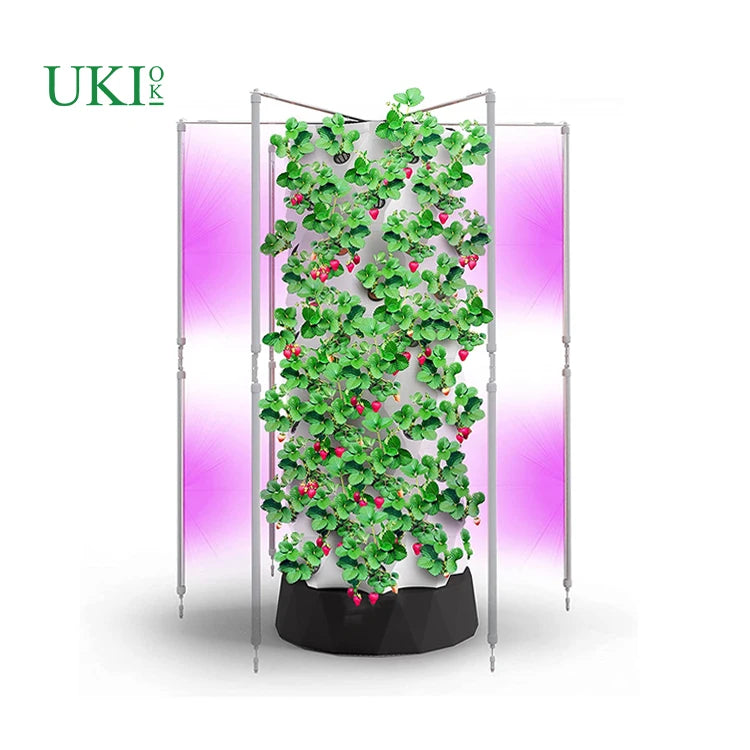 Agricultural Pineapple Aeroponic Garden Hydroponic Vertical Tower Growing System image 0