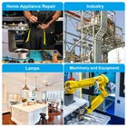 Durable M18x1.0 Steel Hex Nuts: Zinc Finish, Metric Thread, 15-Piece Set image 7