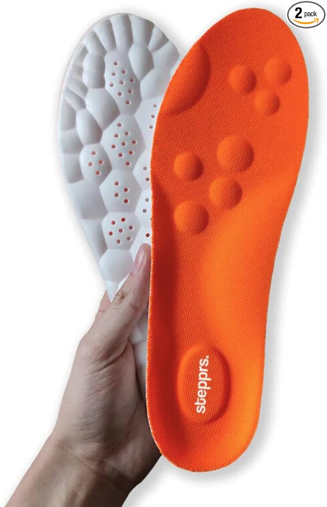 Stepprs 4D Memory Foam Thermal Insoles: Arch Support for All-Day Foot Comfort image 8