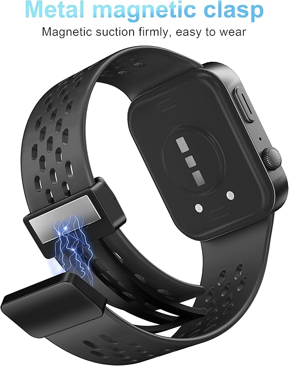 Huawei Watch Fit 3 Magnetic Silicone Sports Band Replacement Wristband Strap image 3