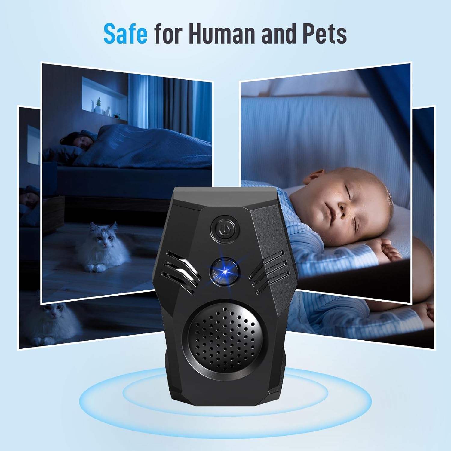 Ultrasonic Pest Repeller,4 Mode Ultrasonic Mouse Repellent,Powerful Mouse Repell image 2