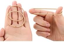 SET of 18 PCS School Elastics+Clips 12 PCS Hair Elastics bands+6 PCS Hair Snap image 4