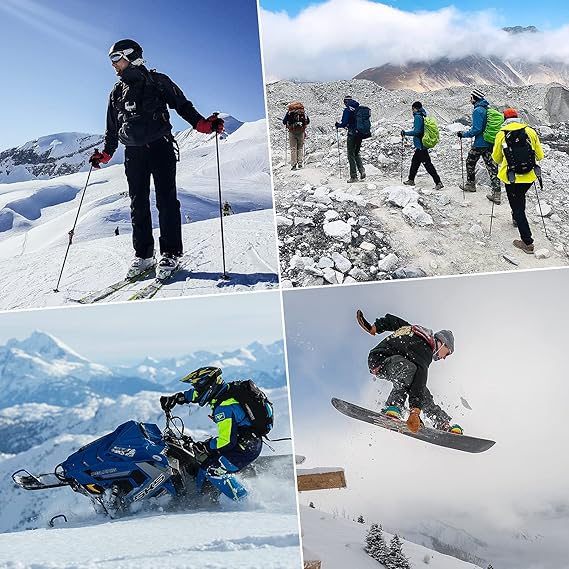 KOOOGEAR 2 Pairs Mens Ski Socks image 4