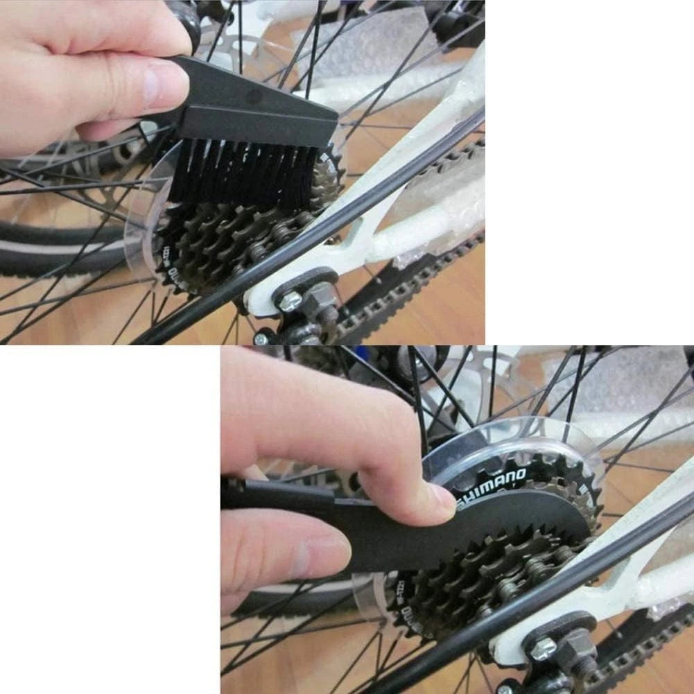 Teyssor Pro Bicycle Motorcycle Chain Cleaning Brush Kit for Bike Maintenance image 1