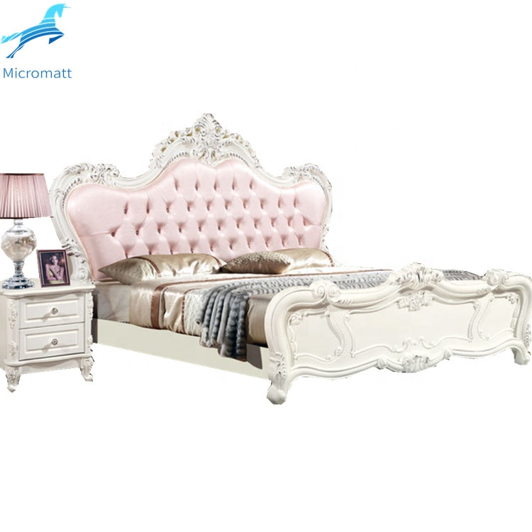 Wood Bedroom Set Furniture Room Double King Size Modern Bed Frame image 5