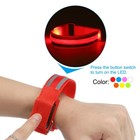 4-Pack Bright LED Light-Up Wristbands for Running, Cycling, Night Safety Glow image 1