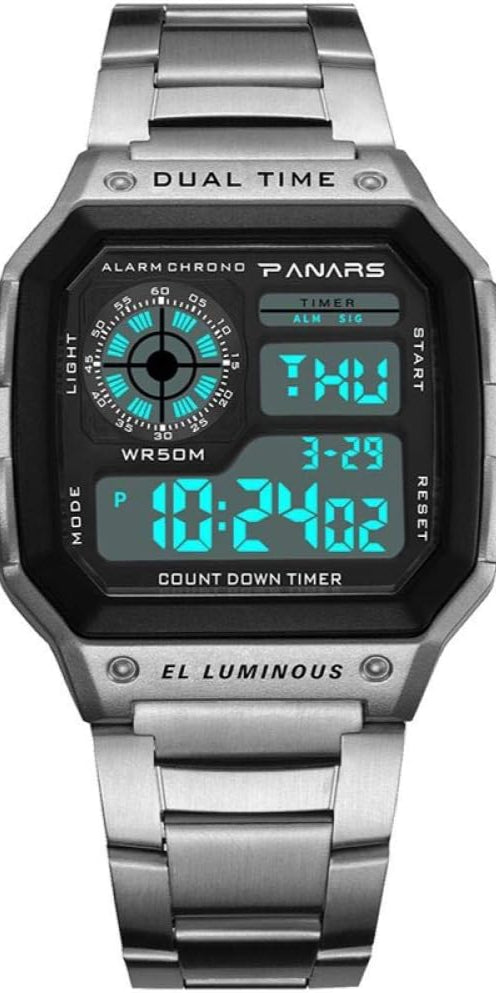 Panars Men's Watches Waterproof Multi-Function Sports Watch image 1