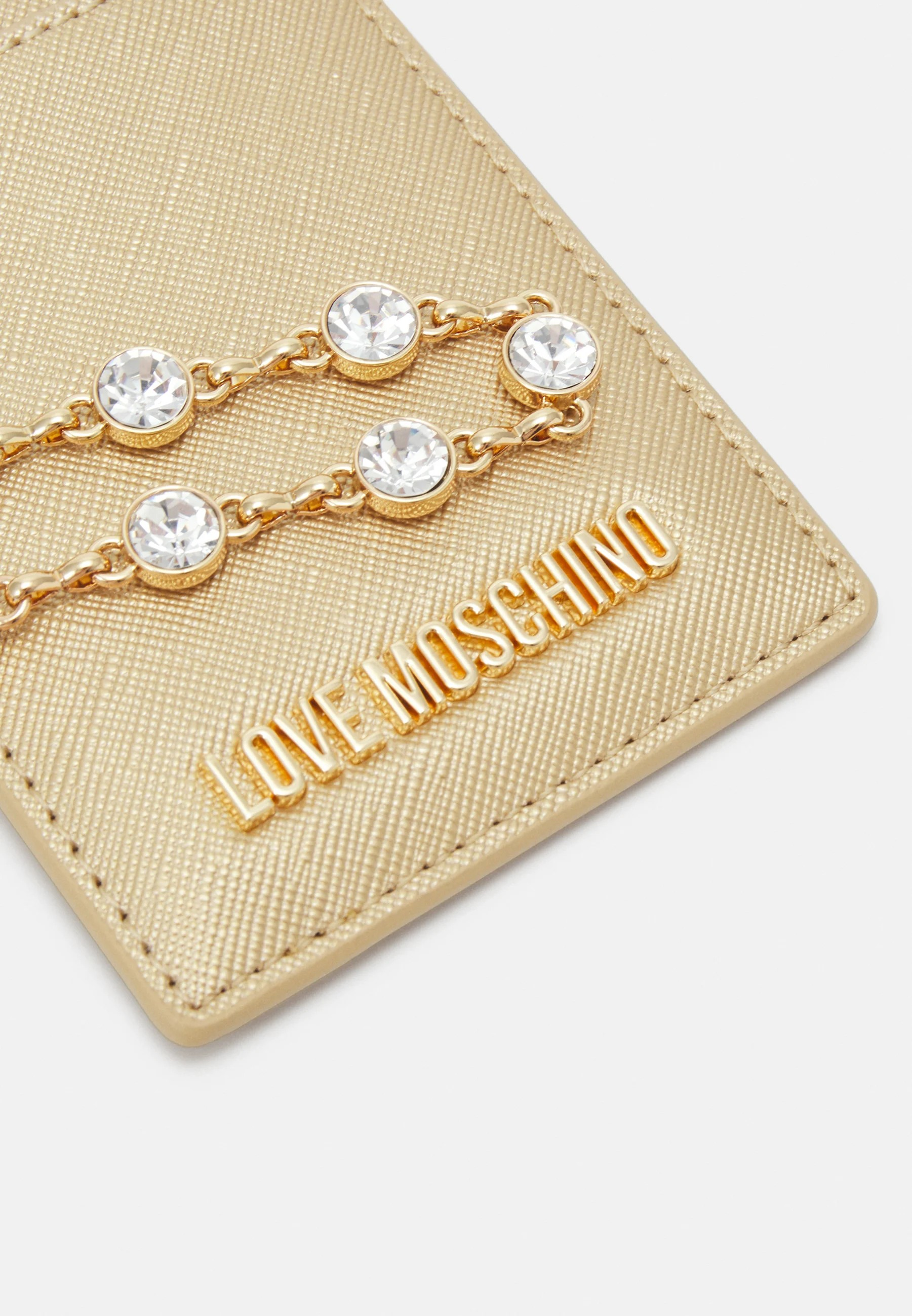 Love Moschino PORTA BADGE - Business card holder - gold image 2