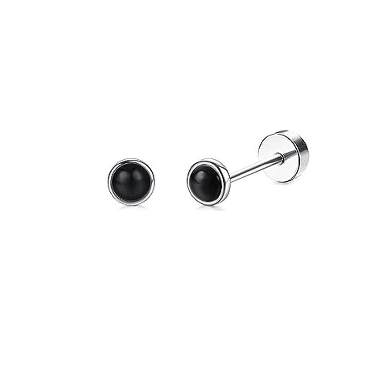 Chic Stainless Steel Heart Moon Studs - Versatile Tragus Cartilage Piercings image 37