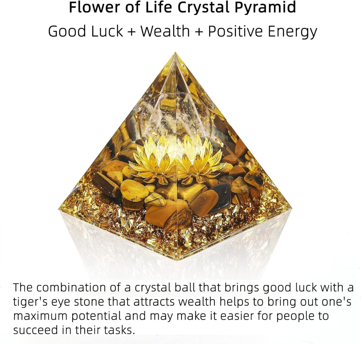 Crystals Crystal Pyramid Gifts Healing Meditations Spiritual Chakra Moonstone image 5