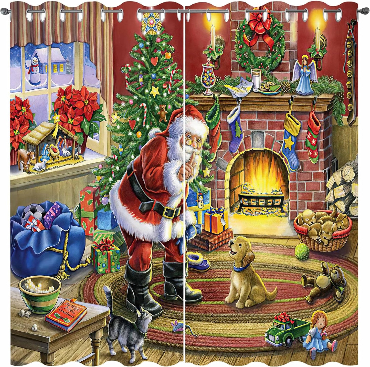 SHUIZHIHE Print Curtains Printed Curtains Boys and Girls Room image 5