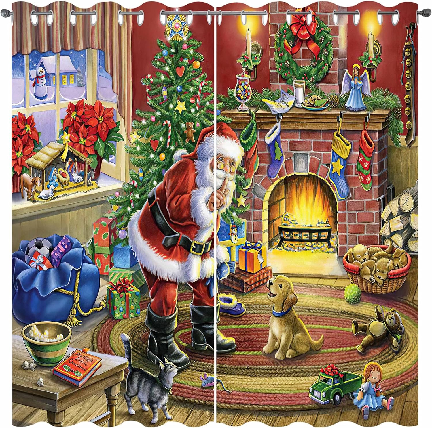 SHUIZHIHE Print Curtains Printed Curtains Boys and Girls Room image 5